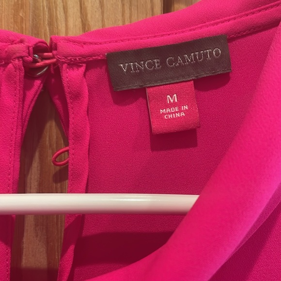 Vince Camuto Hot Pink Blouse - Size Medium - Picture 10 of 11